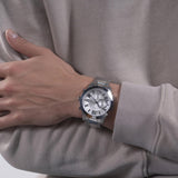 Guess Atlas Chronograph Silver Dial Silver Steel Strap Watch For Men - W0668G7 Buy Now By Guess