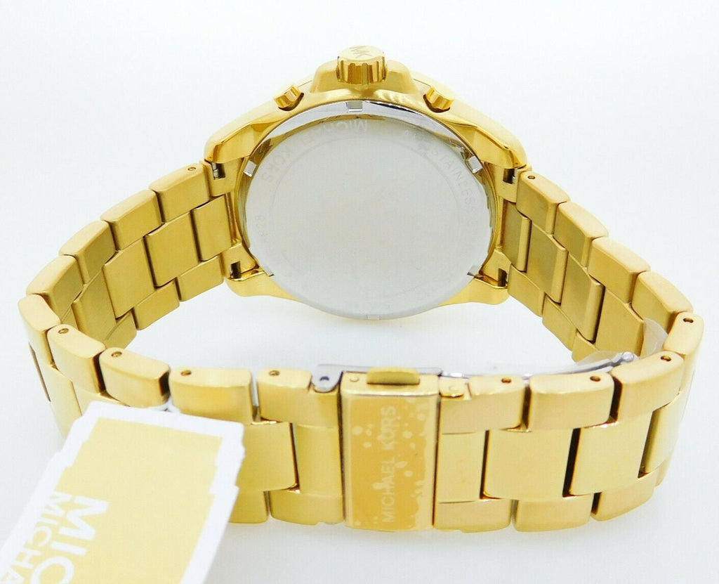 Michael Kors Wren Chronograph Gold Dial Gold Steel Strap Watch For Men - MK8928 Buy Now By Michael Kors