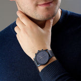 Hugo Boss Navigator Chronograph Blue Dial Blue Mesh Bracelet Watch for Men - 1513538 Buy Now By Hugo Boss