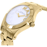 Marc Jacobs Rivera White Dial Gold Steel Strap Watch for Women - MBM3134 Buy Now By Marc Jacobs