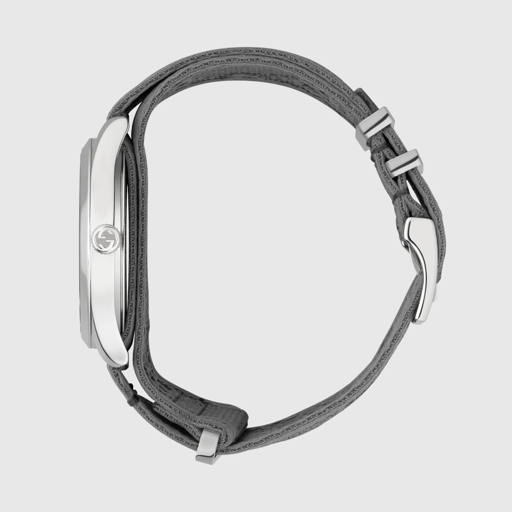 Gucci G Timeless Quartz White Dial Grey NATO Strap Watch For Women - YA1264184 Buy Now By Gucci
