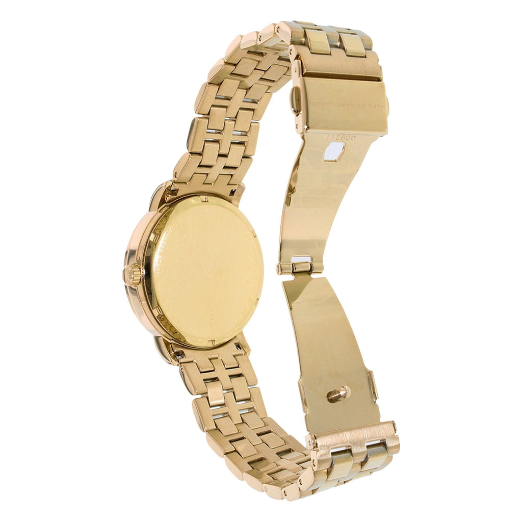 Marc Jacobs Fergus White Dial Gold Steel Strap Watch for Women - MBM8647 Buy Now By Marc Jacobs