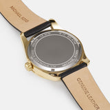 Michael Kors Lexington Black Dial Black Leather Strap Watch For Women - MK4748 Buy Now By Michael Kors