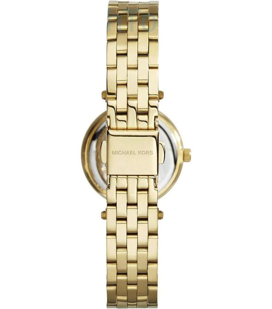 Michael Kors Darci Quartz Mother of Pearl Red Dial Gold Steel Strap Watch For Women - MK3583 Buy Now By Michael Kors