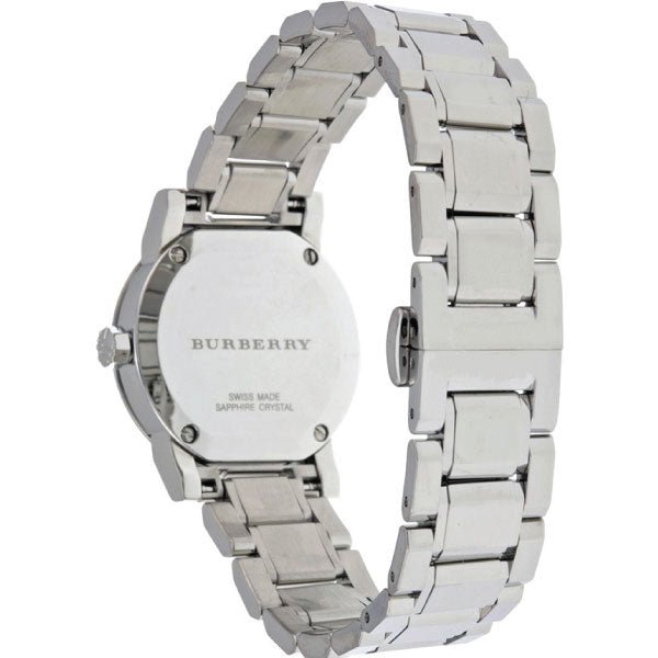 Burberry The City Silver Diamonds Dial Silver Steel Strap Watch for Women - BU9230 Buy Now By Burberry