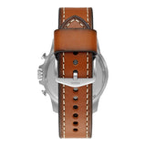 Fossil Bowman Chronograph Blue Dial Brown Leather Strap Watch for Men - FS5602 Buy Now By Fossil