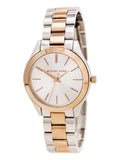 Michael Kors Runway White Dial Two Tone Stainless Steel Strp Watch for Women - MK3204A Buy Now By Michael Kors