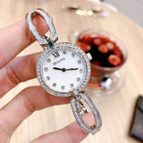 Bulova Crystal Collection Mother of Pearl Dial Silver Steel Strap Watch for Women - 96L223 Buy Now By Bulova