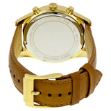 Michael Kors Lexington Chronograph Gold Dial Brown Leather Strap Watch For Men - MK8447 Buy Now By Michael Kors