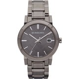 Burberry The City Grey Dial Gunmetal Steel Strap Watch for Men - BU9007 Buy Now By Burberry