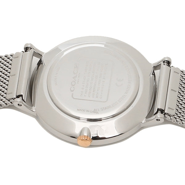 Coach Perry White Dial Silver Mesh Bracelet Watch for Women - 14503124 Buy Now By Coach