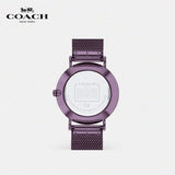 Coach Perry Purple Dial Purple Mesh Bracelet Watch for Women - 14503484 Buy Now By Coach