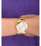 Burberry The City White Dial Gold Steel Strap Watch for Women - BU9103 Buy Now By Burberry