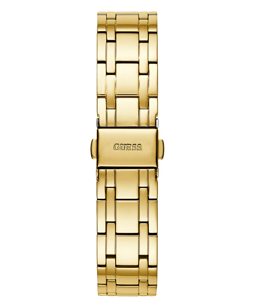 Guess Cosmo Diamonds Gold Dial Gold Steel Strap Watch For Women - GW0033L2 Buy Now By Guess