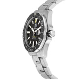 Tag Heuer Aquaracer Automatic Black Dial Silver Steel Strap Watch for Men - WAY211A.BA0928 Buy Now By Tag Heuer