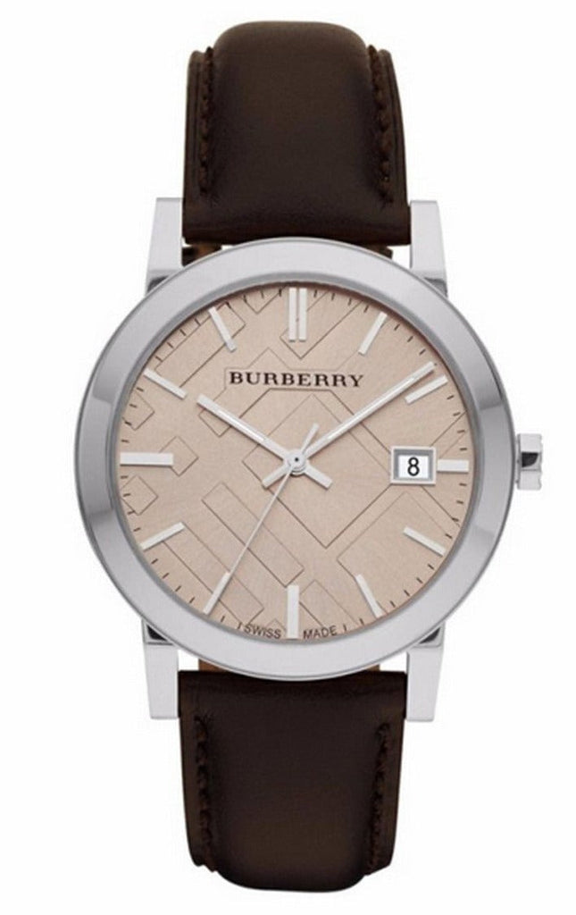 Burberry Heritage Beige Dial Brown Leather Strap Watch for Men - BU1777 Buy Now By Burberry
