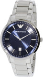 Emporio Armani Renato Blue Dial Silver Steel Strap Watch For Men - AR2477 Buy Now By Emporio Armani