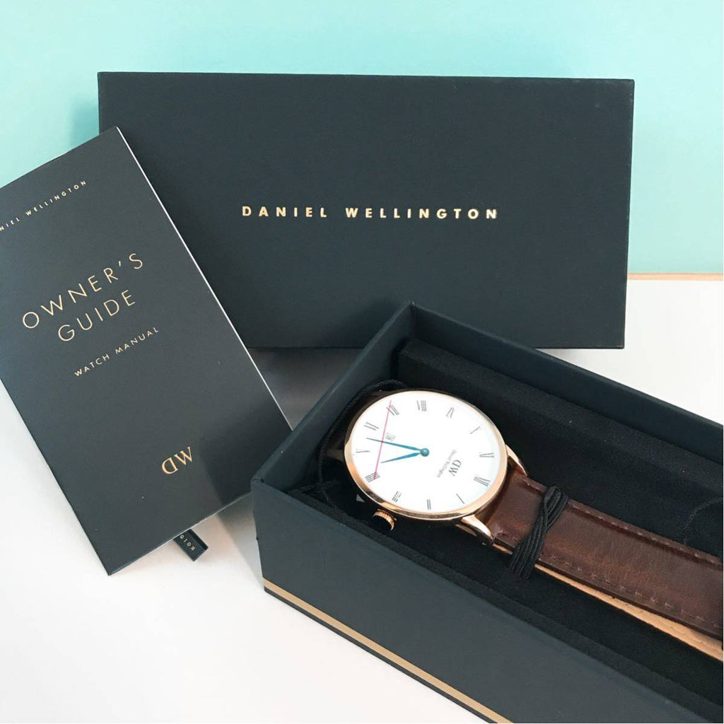 Daniel Wellington Dapper York White Dial Brown Leather Strap Watch For Men - DW00100085 Buy Now By Daniel Wellington