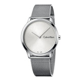 Calvin Klein Minimal Silver Dial Silver Mesh Bracelet Watch for Men - K3M211Y6 Buy Now By Calvin Klein