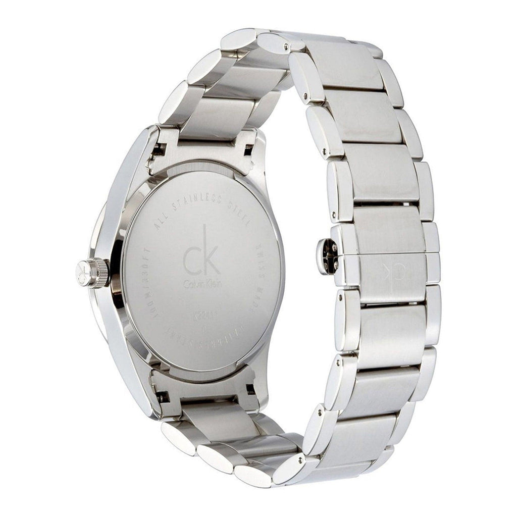 Calvin Klein Bold White Dial Silver Steel Strap Watch for Men - K2241120 Buy Now By Calvin Klein