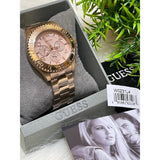 Guess BFF Multifunction Rose Gold Dial Rose Gold Steel Strap Watch for Women - W0231L4 Buy Now By Guess