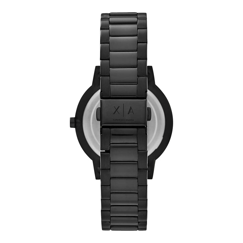 Armani Exchange Cayde Multicolor Dial Black Steel Strap Watch For Men - AX2725 Buy Now By Armani Exchange