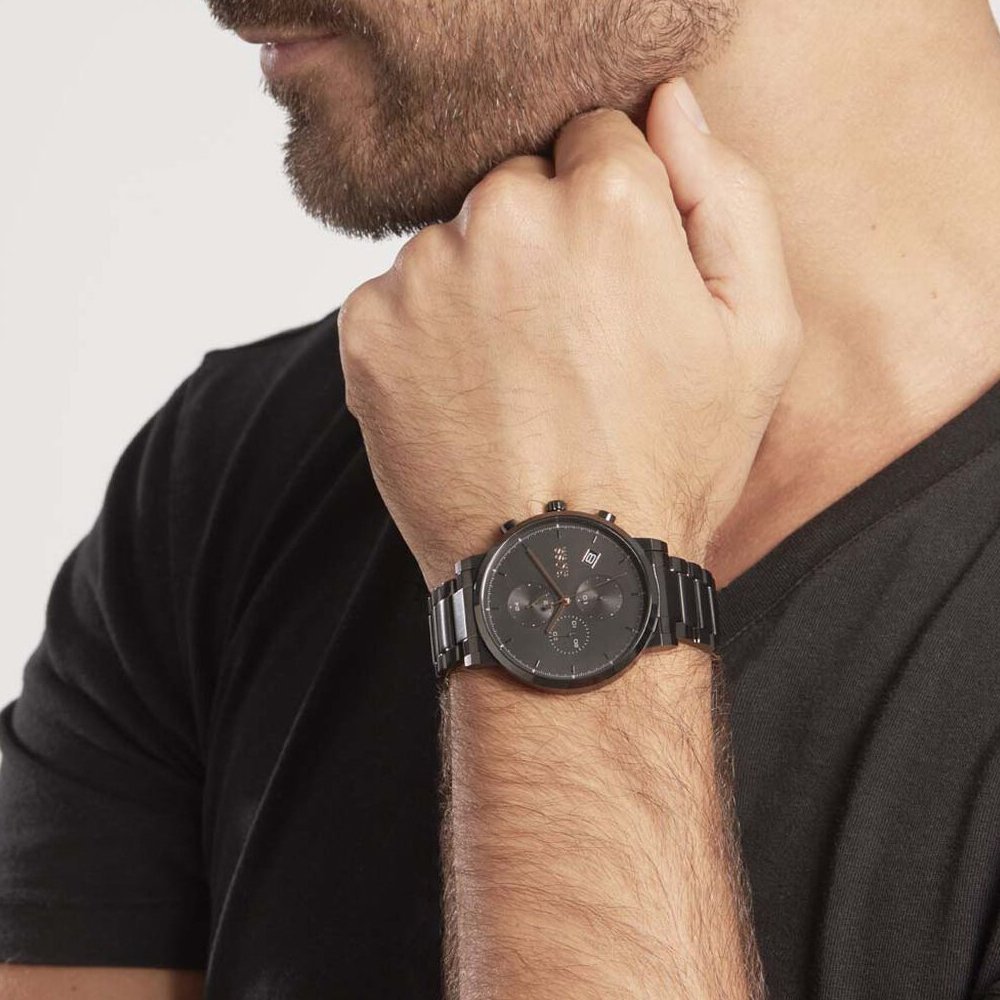 Hugo Boss Integrity Black Dial Black Steel Strap Watch for Men - 1513780 Buy Now By Hugo Boss