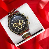 Michael Kors Layton Chronograph Black Dial Two Tone Steel Strap Watch For Men - MK8913 Buy Now By Michael Kors