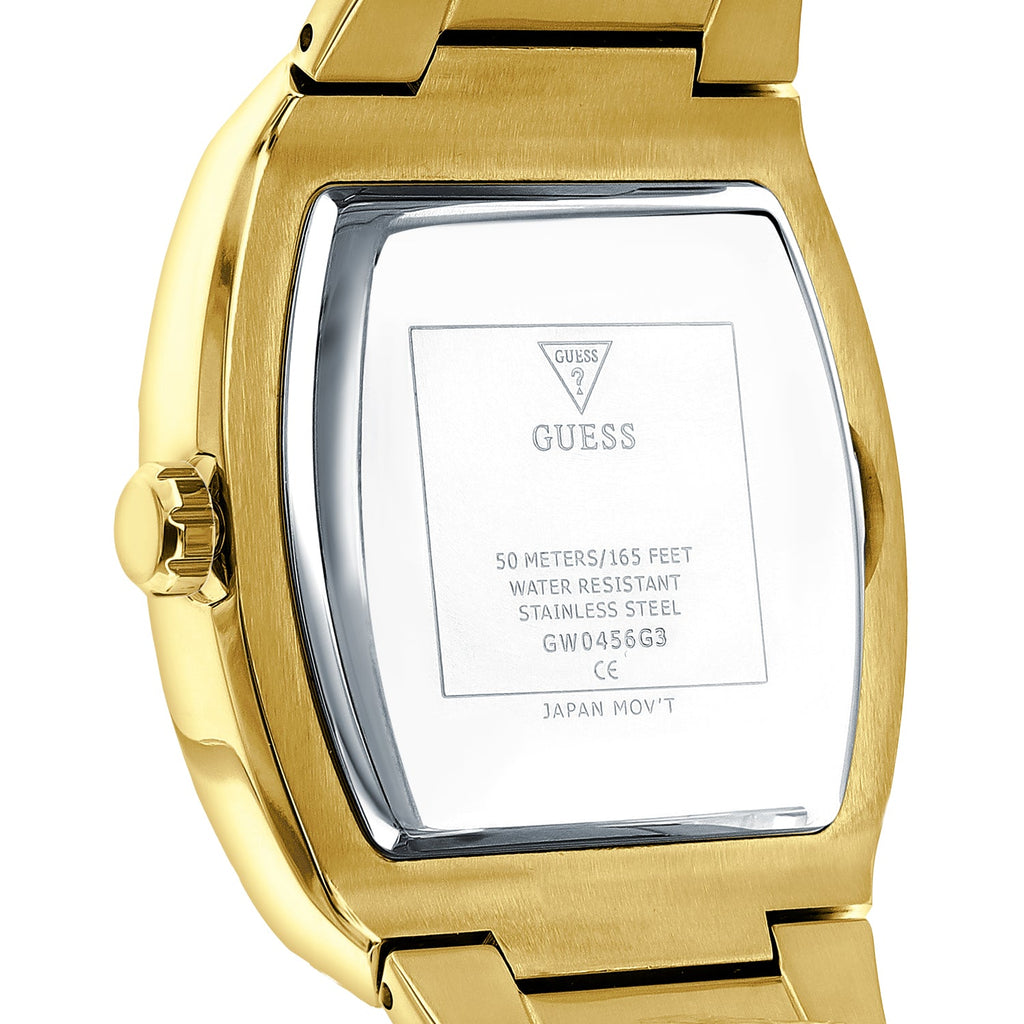 Guess Phoenix Multi Function Green Dial Gold Steel Strap Watch for Men - GW0456G3 Buy Now By Guess