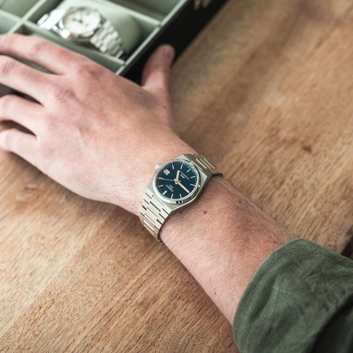 Tissot PRX Powermatic 80 Blue Dial Silver Steel Strap Watch for Men - T137.207.11.041.00 Buy Now By Tissot