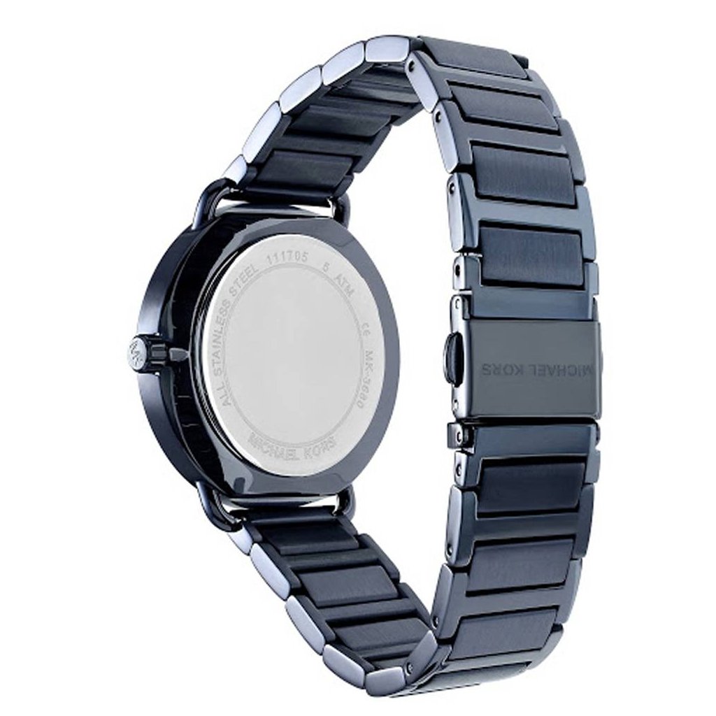 Michael Kors Portia Blue Dial Blue Stainless Steel Strap Watch for Women - MK3680 Buy Now By Michael Kors