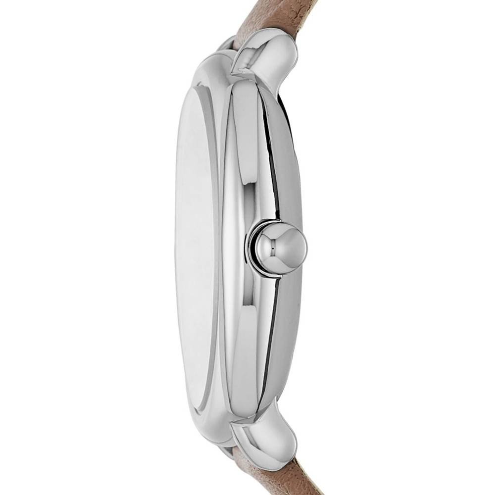 Marc Jacobs Mandy Silver Dial Brown Leather Strap Watch for Women - MJ1563 Buy Now By Marc Jacobs