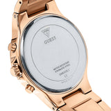 Guess Moonlight Multi Function Diamonds White Dial Rose Gold Steel Strap Watch for Women - GW0320L3 Buy Now By Guess