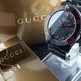 Gucci G Timeless Sport Black Dial Black Steel Strap Watch For Men - YA126230 Buy Now By Gucci