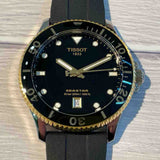 Tissot Seastar 1000 Black Dial Black Rubber Strap Watch For Men - T120.410.27.051.00