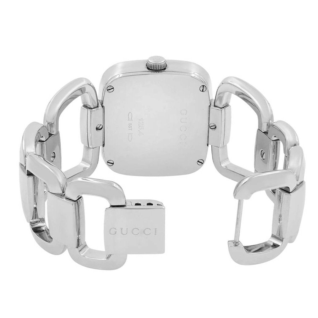 Gucci G Gucci Blue Dial Silver Steel Strap Watch For Women - YA125508 Buy Now By Gucci