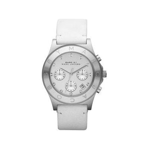 Marc Jacobs Blade White Dial White Leather Strap Watch for Women - MBM1187 Buy Now By Marc Jacobs
