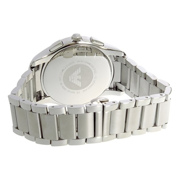 Emporio Armani Valente Chronograph Quartz Black Dial Silver Steel Strap Watch For Men - AR11083 Buy Now By Emporio Armani