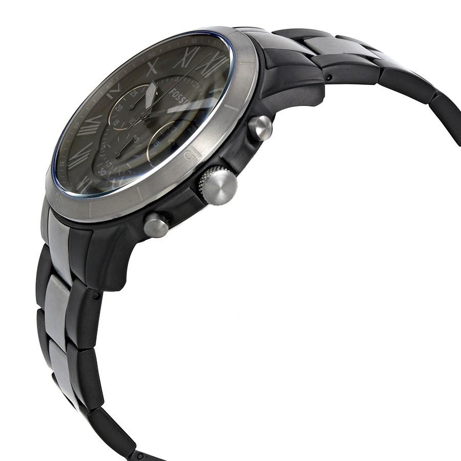 Fossil Grant Chronograph Black Dial Two Tone Steel Strap Watch for Men - FS5269 Buy Now By Fossil