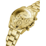 Guess Eclipse Gold Dial Gold Steel Strap Watch for Women - GW0314L2 Buy Now By Guess