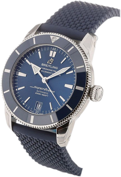 Breitling Superocean Heritage B20 Automatic 42 Blue Dial Blue Mesh Bracelet Watch for Men - AB2010161C1S1 Buy Now By Breitling