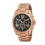 Michael Kors Bradshaw Black Dial Rose Gold Steel Strap Watch for Women - MK5854 Buy Now By Michael Kors