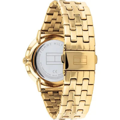 Tommy Hilfiger Jenna Quartz White Dial Gold Steel Strap Watch for Women - 1782069 Buy Now By Tommy Hilfiger
