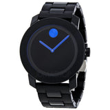 Movado Bold TR90 Black Dial Black Steel Strap Watch for Men - 3600099 Buy Now By Movado