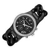 Michael Kors Ceramic Black Dial Black Steel Strap Watch for Women - MK5388 Buy Now By Michael Kors