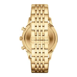 Emporio Armani Classic Chronograph Black Dial Gold Steel Strap Watch For Men - AR1893 Buy Now By Emporio Armani