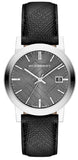 Burberry The City Grey Dial Black Leather Strap Watch for Men - BU9030 Buy Now By Burberry