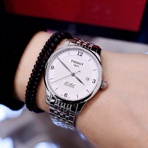 Tissot Le Locle Automatic Cosc White Dial Silver Steel Strap Watch For Men - T006.408.11.037.00 Buy Now By Tissot