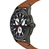 Gucci G-Timeless Chronograph Black Dial Brown Leather Strap Watch For Men - YA126271 Buy Now By Gucci