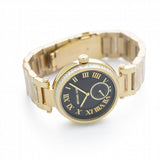 Michael Kors Skylar Black Dial Gold Steel Strap Watch for Women - MK5989 Buy Now By Michael Kors